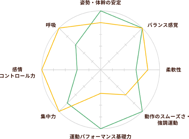 レーダーチャート